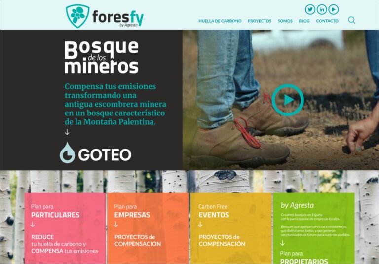 Compensa tus emisiones de CO2 con los proyectos de Foresfy